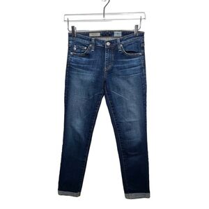 AG Adriano Goldschmied The Still Cigarette Roll Up Straight Women’s Jeans Sz 26